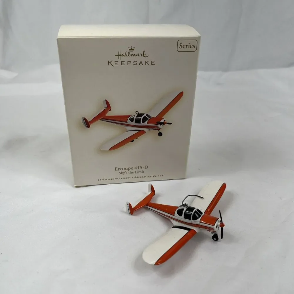 2008 Ercoupe‎ 415-D Sky's the Limit Hallmark Keepsake Air-Plane Tree Ornament